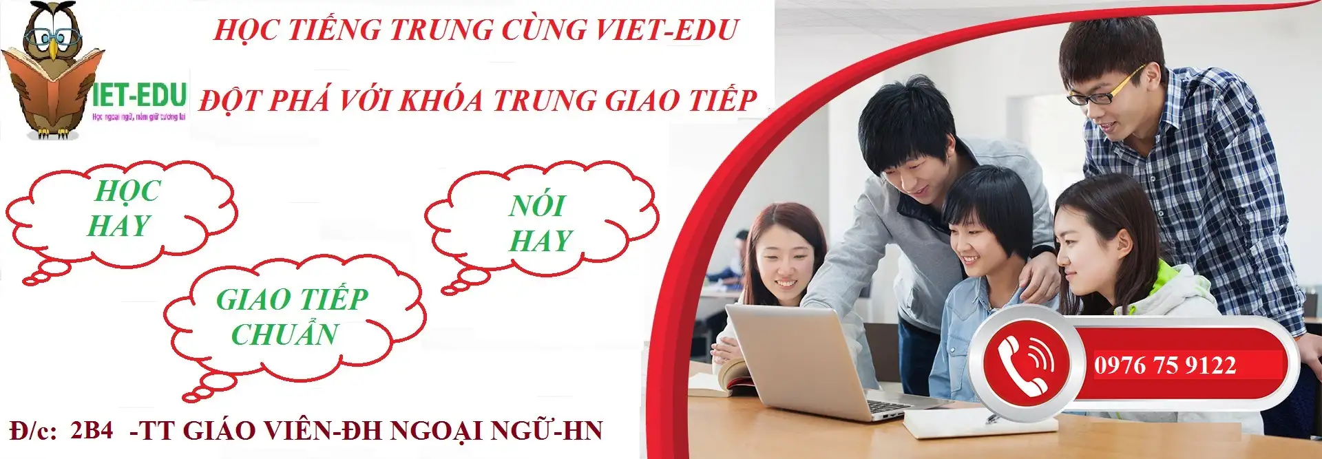 Trung tâm dạy tiếng Trung uy tín tại Hà Nội
