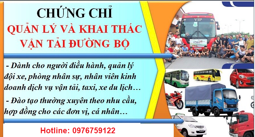 Chứng chỉ sơ cấp vận tải đường bộ